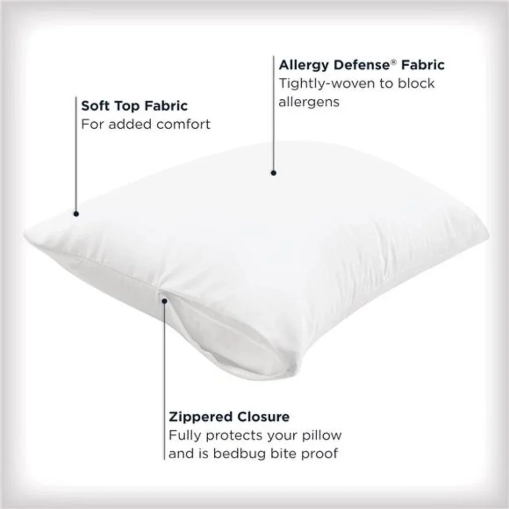 Moisture Wicking, Allergy Protection - Set of 4 Standard/Queen Pillow Protectors